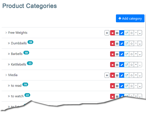 Product Categories