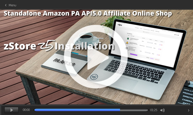 zStore z5 - an amazon affiliate Store - PA API 5.0 - 1